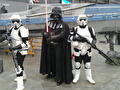 Darth Vader en stormtroopers uit Star Wars