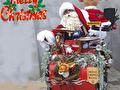 Kerst Mixie Mini Band, rijdende orkestwagen