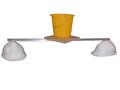 Wateroverbrengspel met helmen