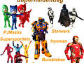 Superheldendag met Star Wars en Transformers, themadag