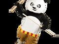 Mascotte de grappige panda