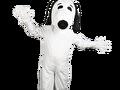 Mascotte The White Dog