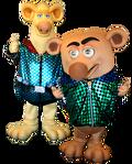 Fred en Ed, tv-karakters voor een meet-and-greet