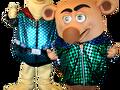 Fred en Ed, tv-karakters voor een meet-and-greet