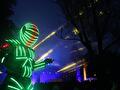 The Ledman, verlichte act met ledverlichting