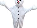 Mascotte De vrolijke sneeuwpop