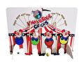 Cricketspel met poorten