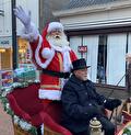 De kerstman in zijn arrenslee, kerstentertainment