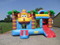 Multiplay springkussen Aap met glijbaantje