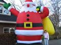 Opblaasbare kerstman van 5 meter